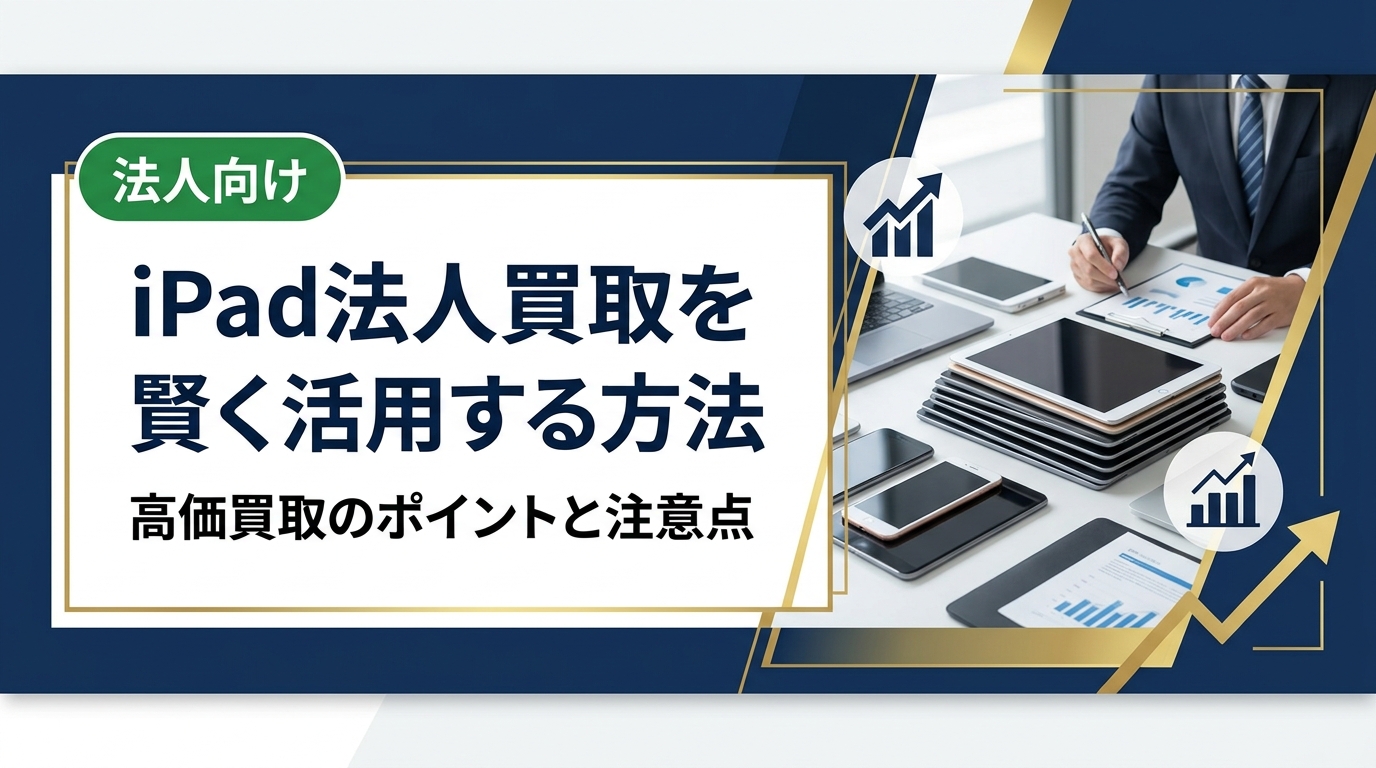 法人でiPadを大量処分・買取依頼する際の流れや高価買取のコツ、データ消去の重要性を実務目線で解説。卸直結の中古スマホ流通センターなら最短即日対応・データ消去証明書発行も対応可能です。