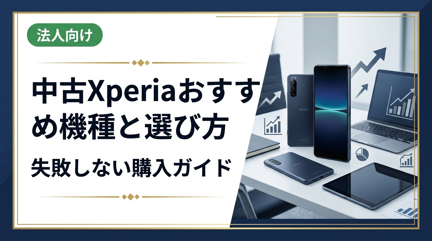 中古Xperiaのおすすめ機種と選び方を徹底解説。グレード・スペック・相場の見方から購入時の注意点まで、初めての方にもわかりやすく具体的にご紹介します。