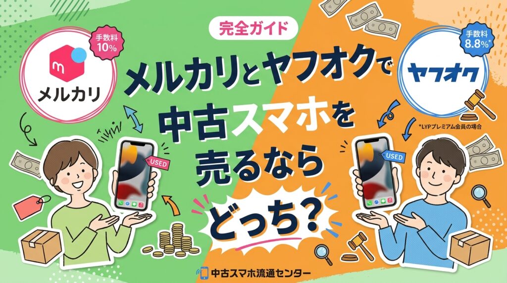 転売・せどり実践者向けに、メルカリとヤフオクの手数料・送料・売れ方の違いを実務目線で比較。仕入れコストや利益計算の考え方、古物商許可の必要性まで解説します。