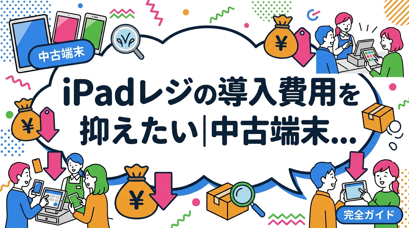 フランチャイズ・多店舗展開でiPadレジ導入費用を抑えるには中古iPad活用が有効です。同一機種の複数台まとめ調達から即日対応まで、法人専門の中古スマホ流通センターが解説します。